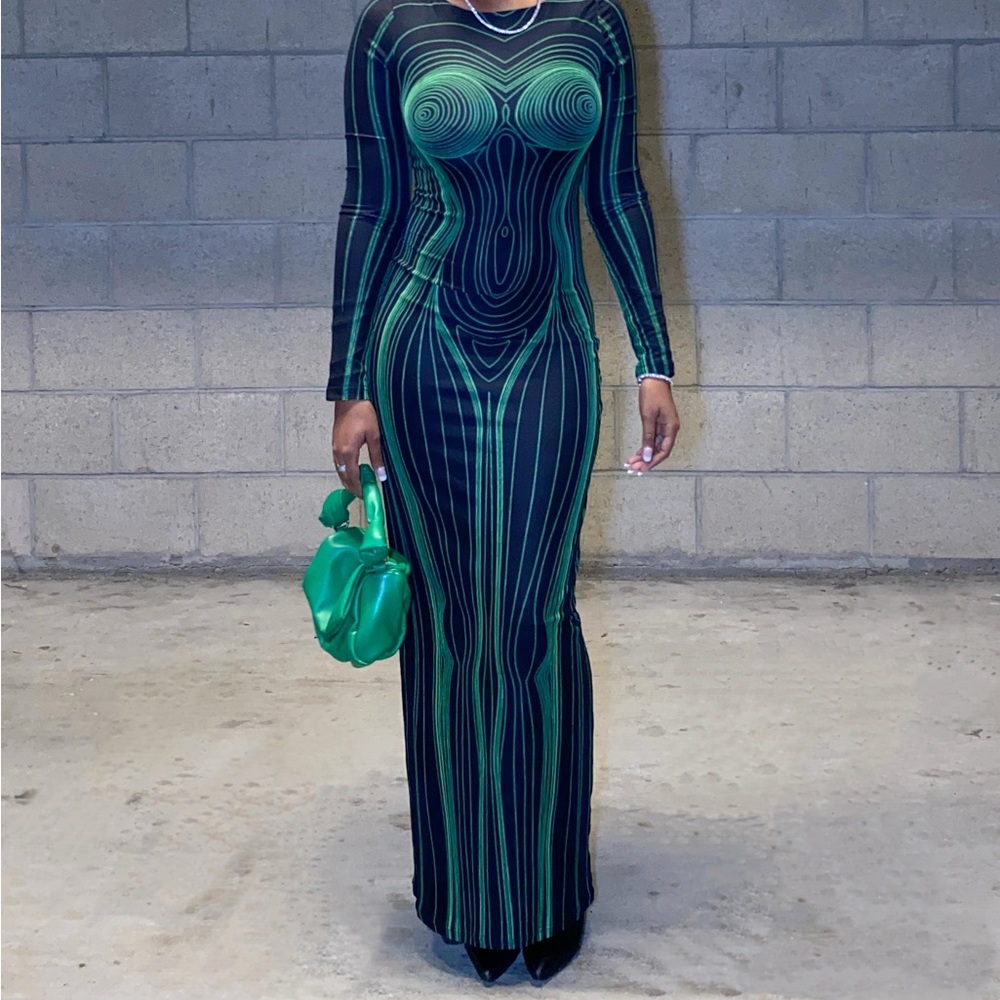 Maxi body on dress